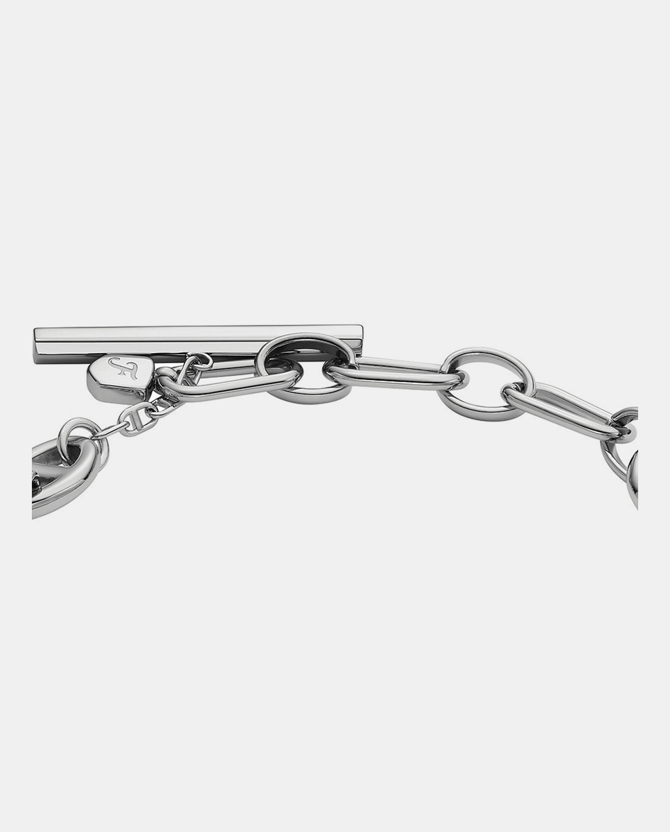 Pulseira Heritage D-Link de Aço Prata-3