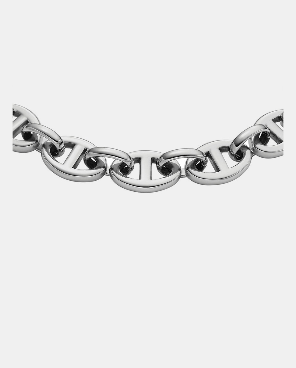 Pulseira Heritage D-Link de Aço Prata-4