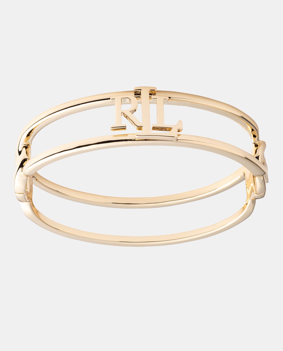 Imagen 1 de Pulsera Chambray dorado con logo - Lauren Ralph Lauren - Oro Oro