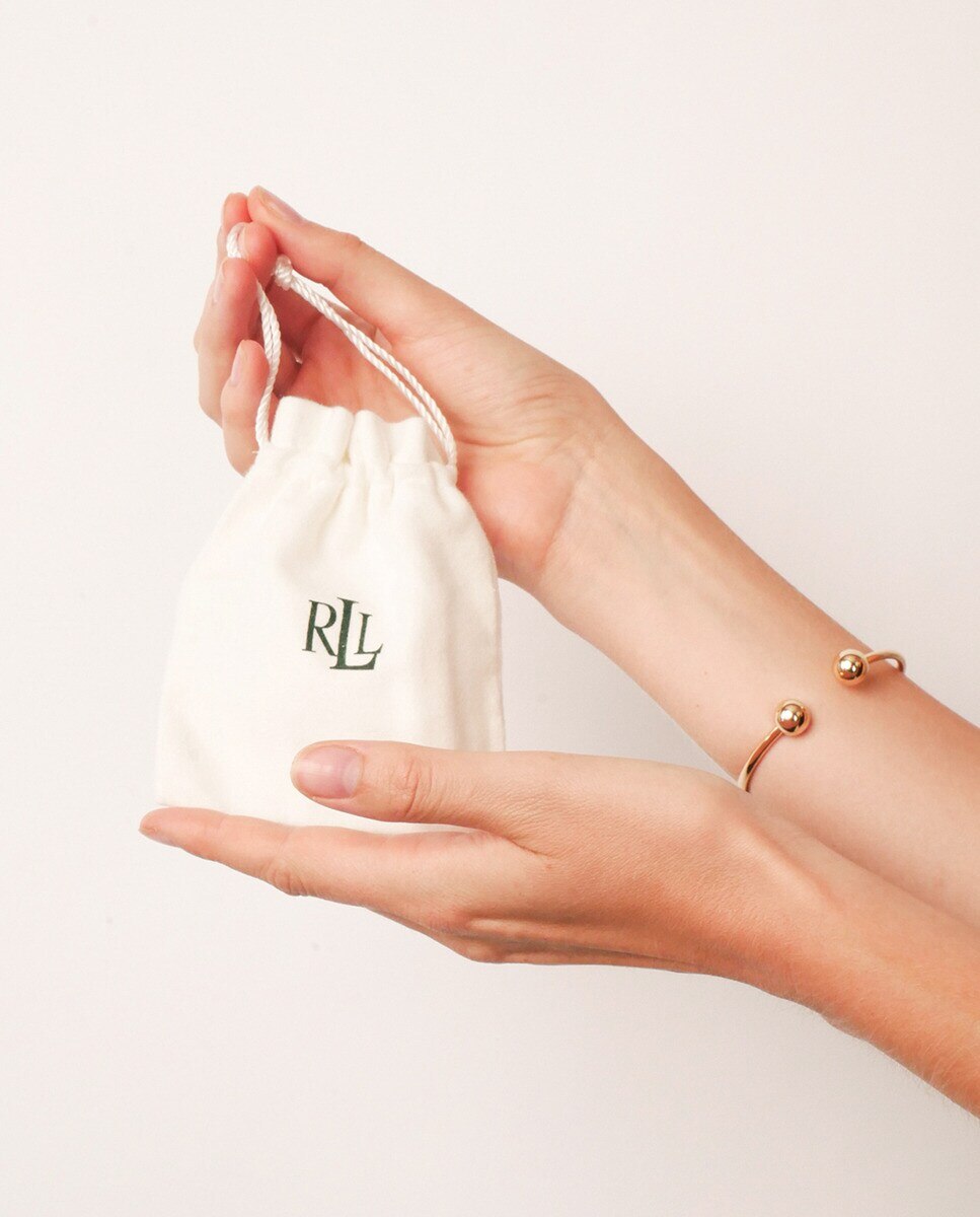 Imagen 4 de Pulsera Chambray dorado con logo - Lauren Ralph Lauren - Oro Oro