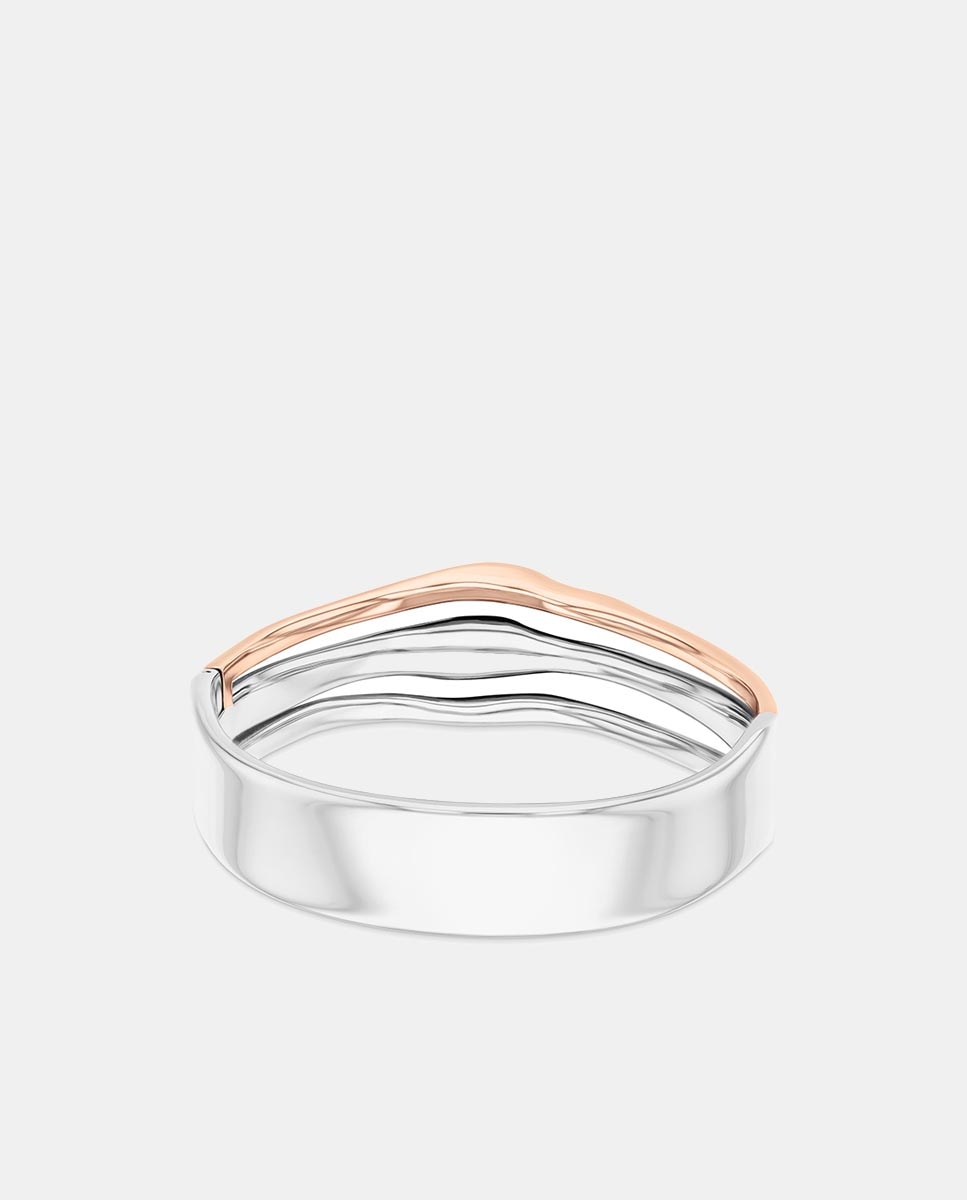 Pulseira Wavy de Aço Bicolor Multicolor-2