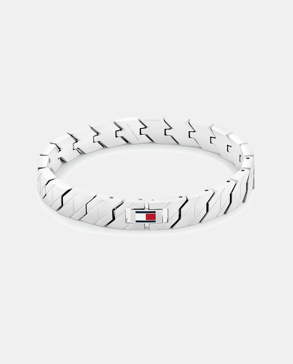 Imagen 0 de Pulsera de hombre Lars de acero Plata