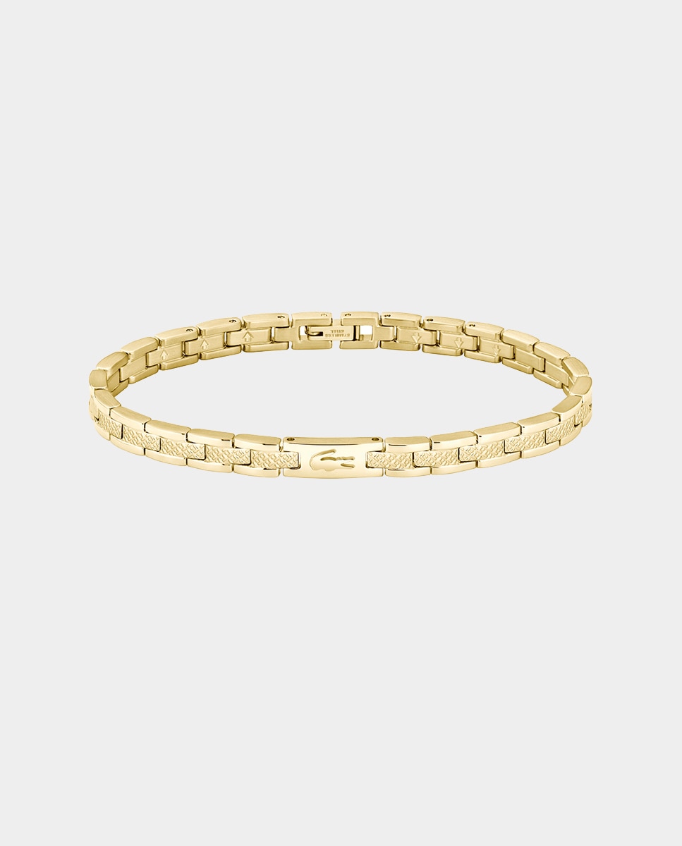 Pulsera Metroopole de acero con cocodrilo - Lacoste - Oro Oro-1