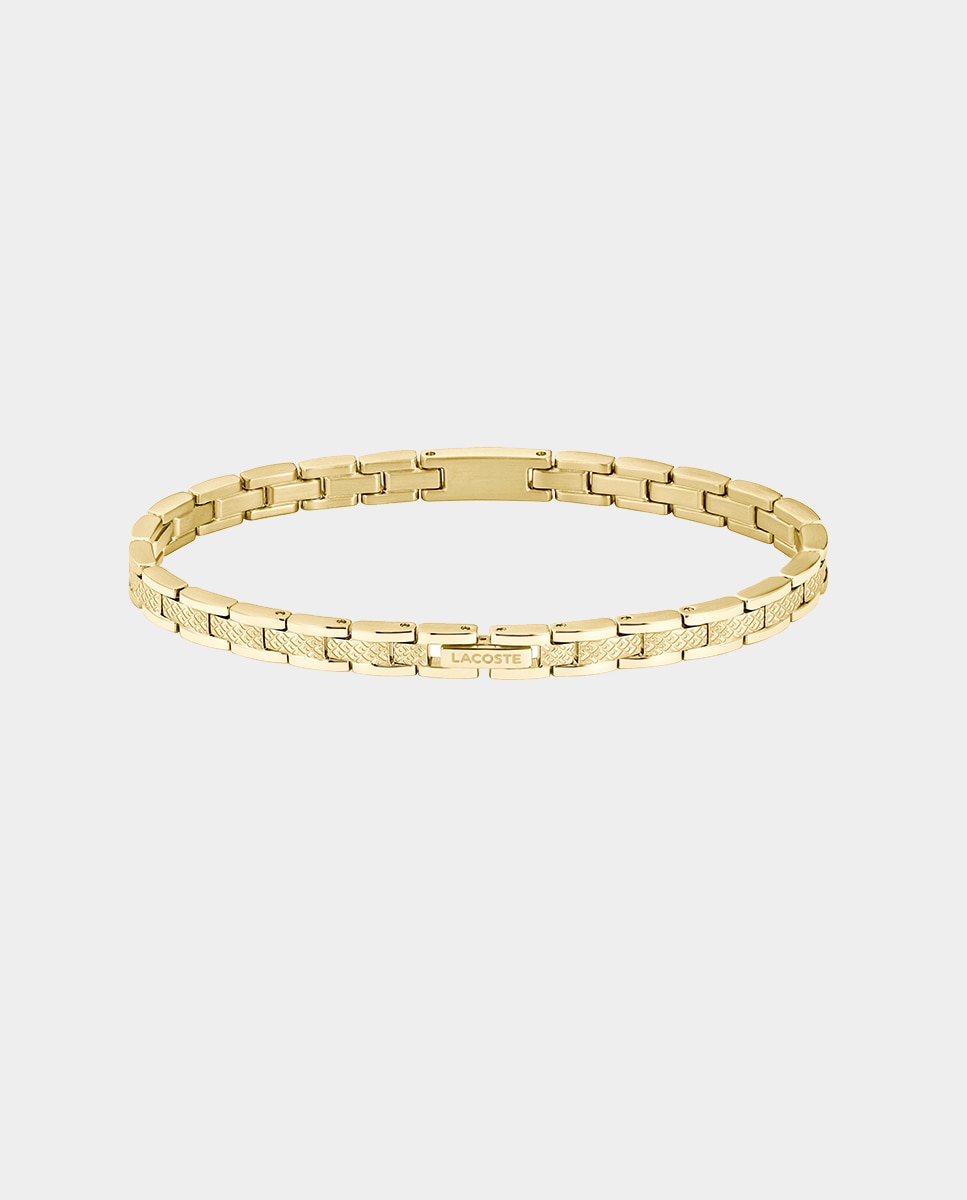 Pulsera Metroopole de acero con cocodrilo - Lacoste - Oro Oro-3