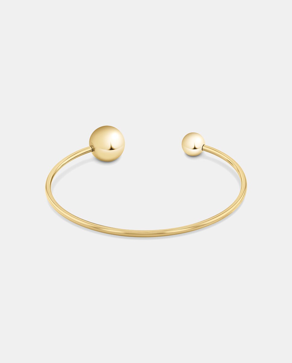 Pulsera Scupltural Bubbles de acero y circonita - Calvin Klein - Blanco Blanco-3