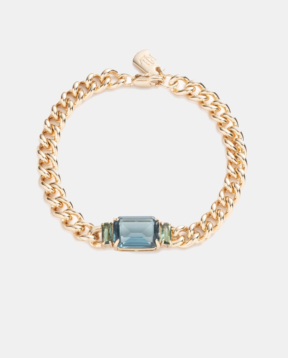 Imagen 0 de Pulsera Desmond dorada y azul Azul
