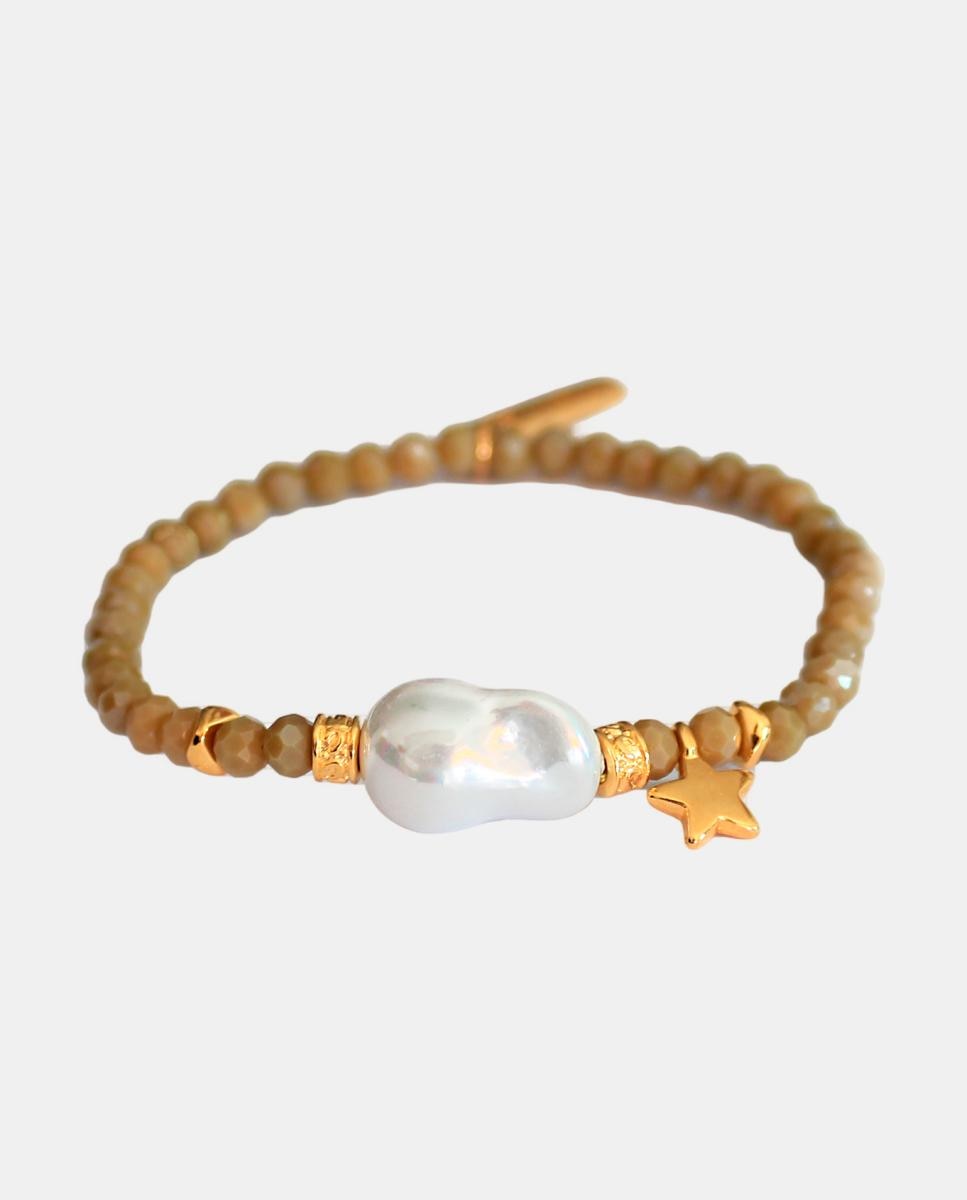 Pulsera New Perla Barroca Blanco Link & Love Blanco-1