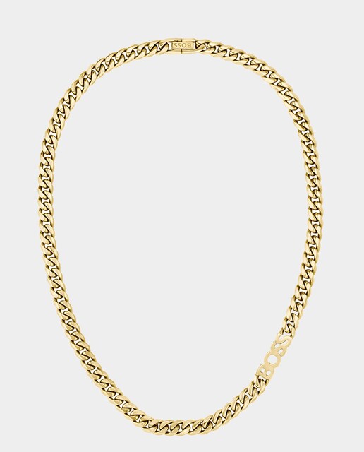 Imagen 0 de Collar de hombre Kassy - Line Extension de acero dorado