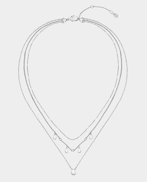 Imagen 0 de Collar Selena  con 3 cadenas de acero