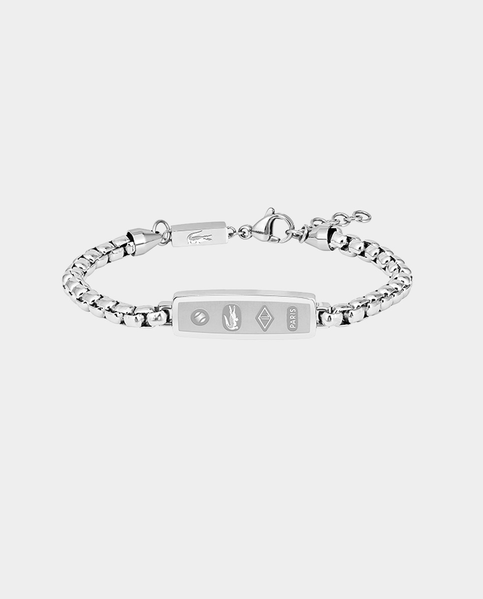 Pulsera District de acero - Lacoste - Plateado Plateado-1