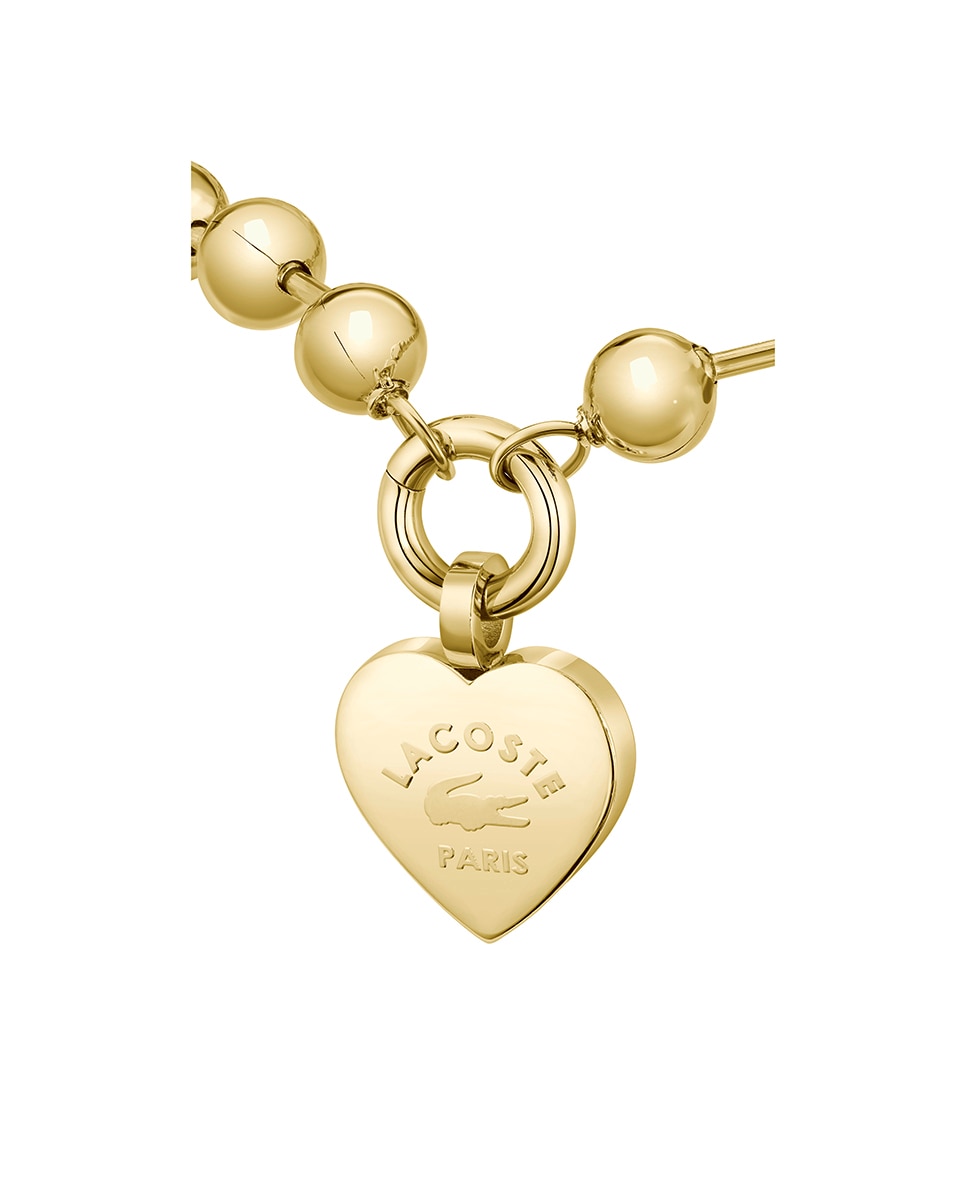 Pulsera Love My Croc de acero - Lacoste - Dorado Dorado-2