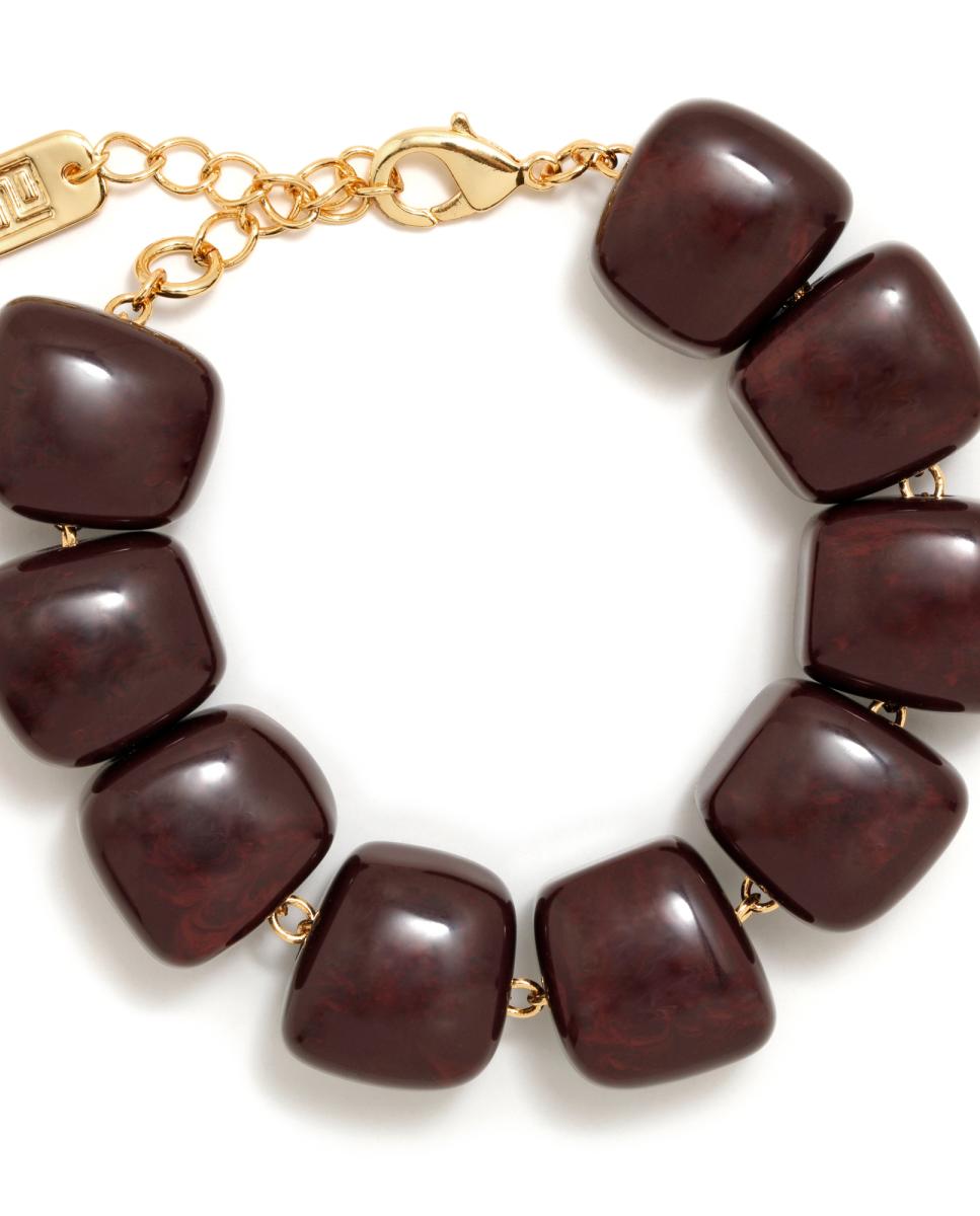 Imagen 1 de Pulsera Prismas de latón negro Negro