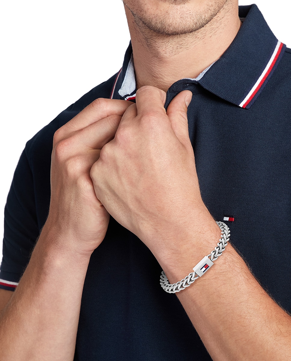Pulseira Homem Aço Malha 2