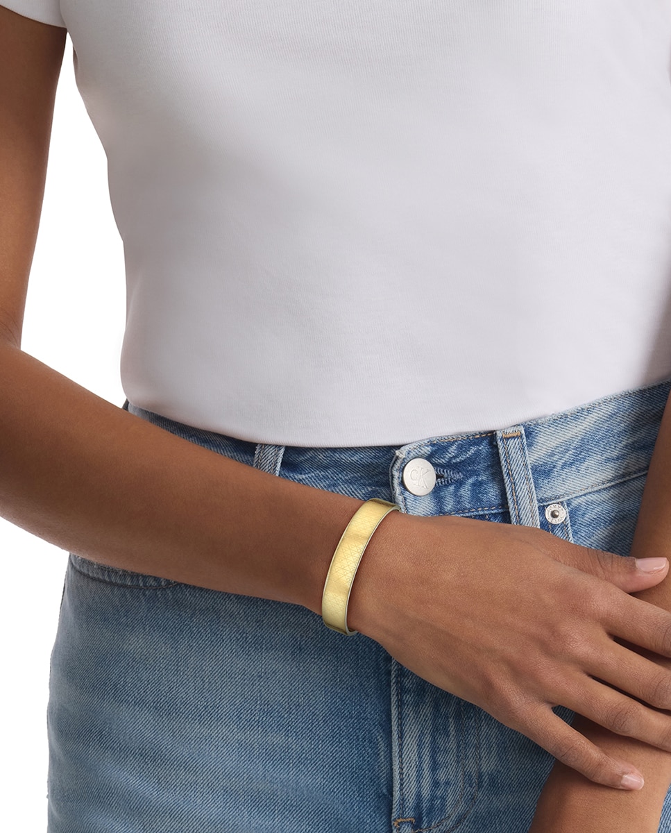 Pulsera Ck Iconic Essentials de acero - Calvin Klein - Dorado Dorado-3