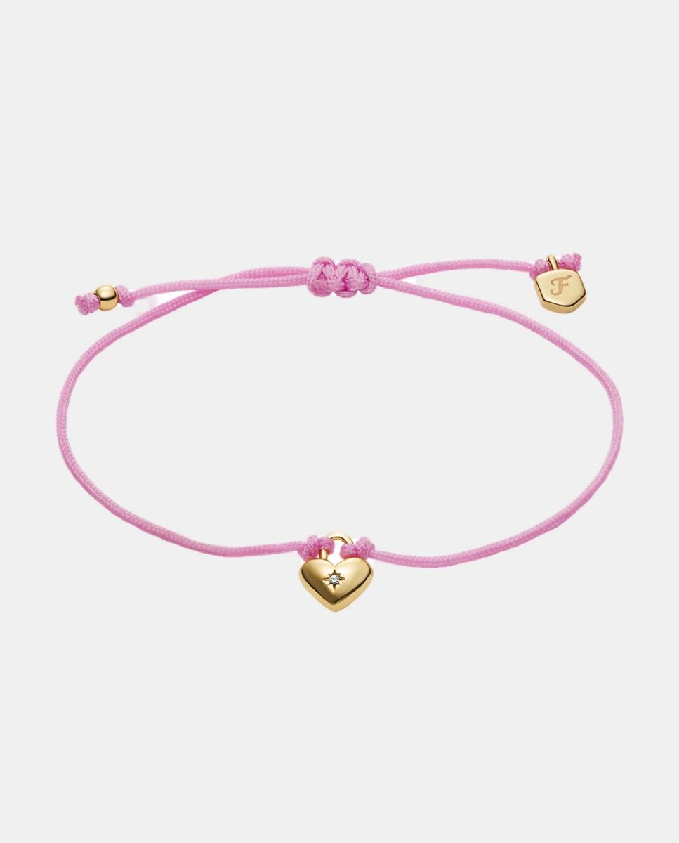 Pulseiras Sutton com cordão rosa Rosa-5