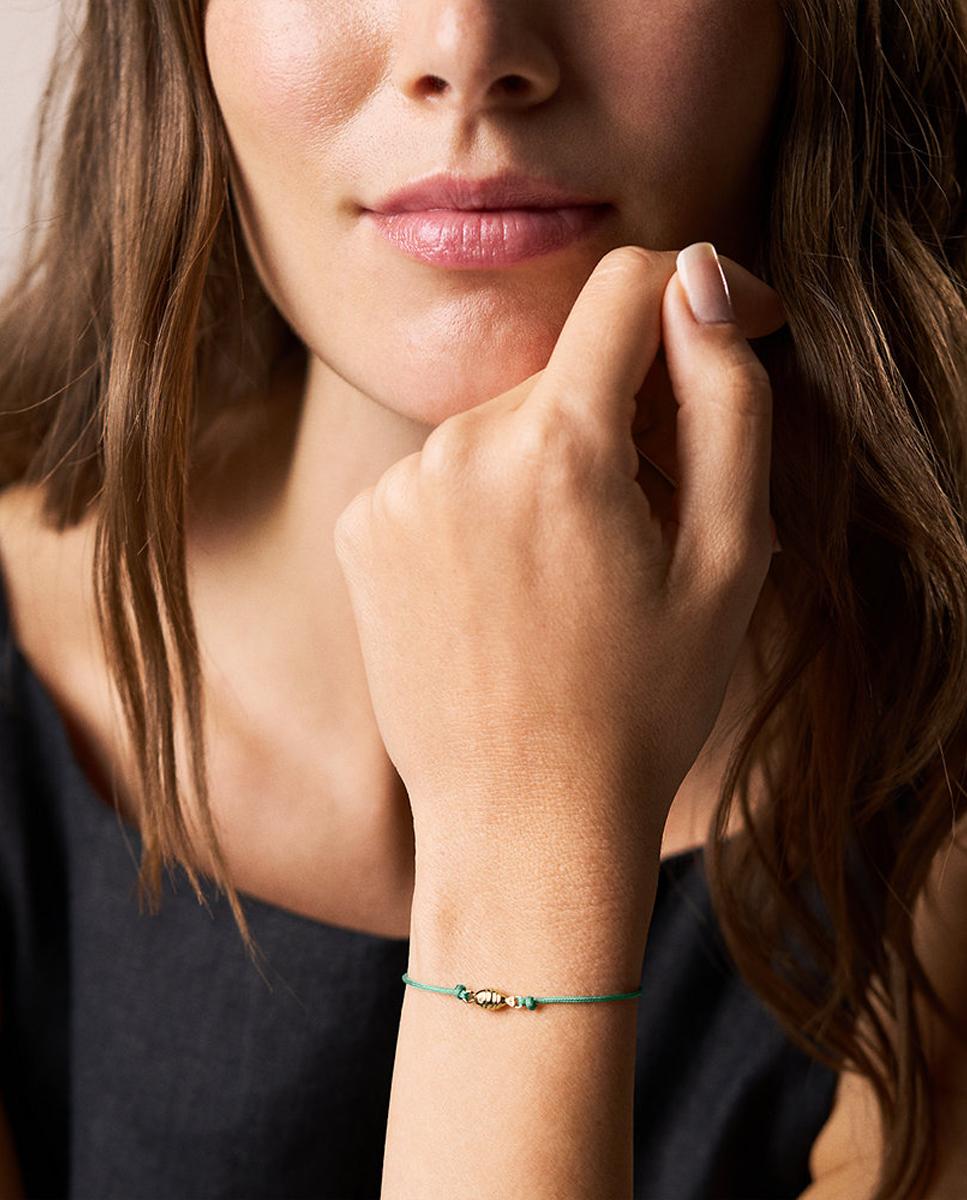 Pulseiras Sutton com cordão verde Verde-3