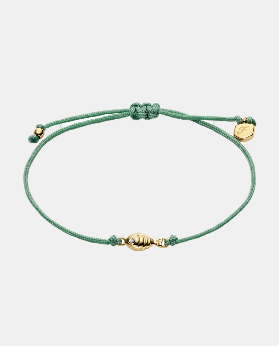 Pulseiras Sutton com cordão verde Verde-4