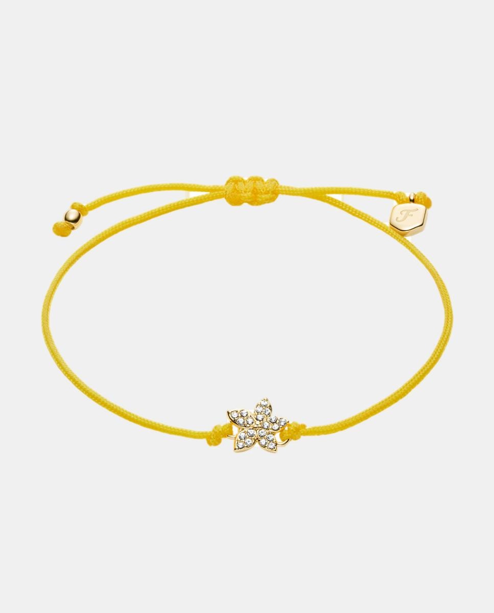 Pulseiras Sutton com cordão amarelo Amarelo-4