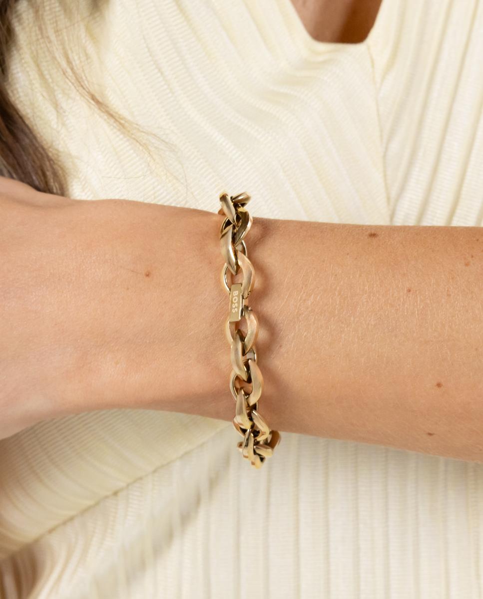 Pulsera Fiora de acero - Boss - Dorado Dorado-4