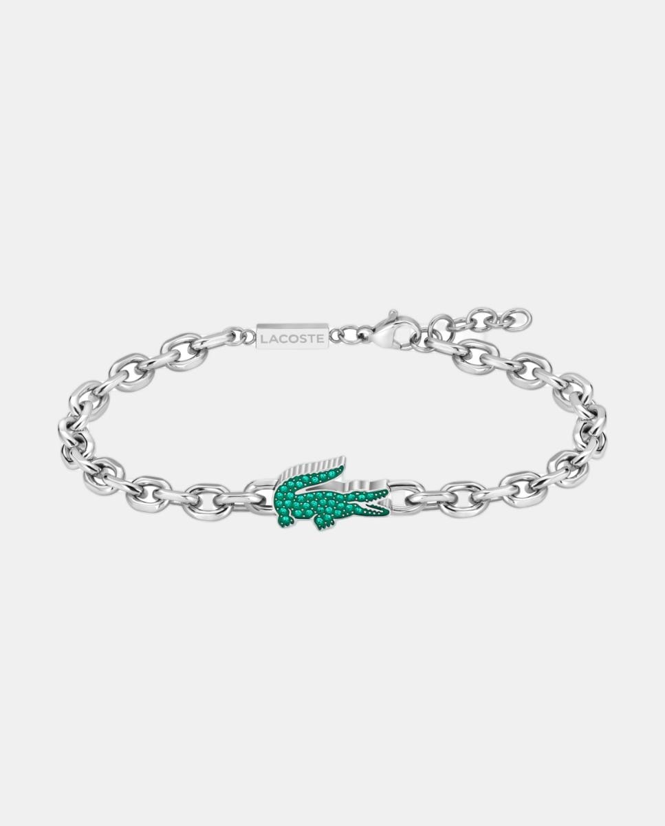 Pulsera de hombre Arthor de acero y cristal - Lacoste - Verde Verde-1