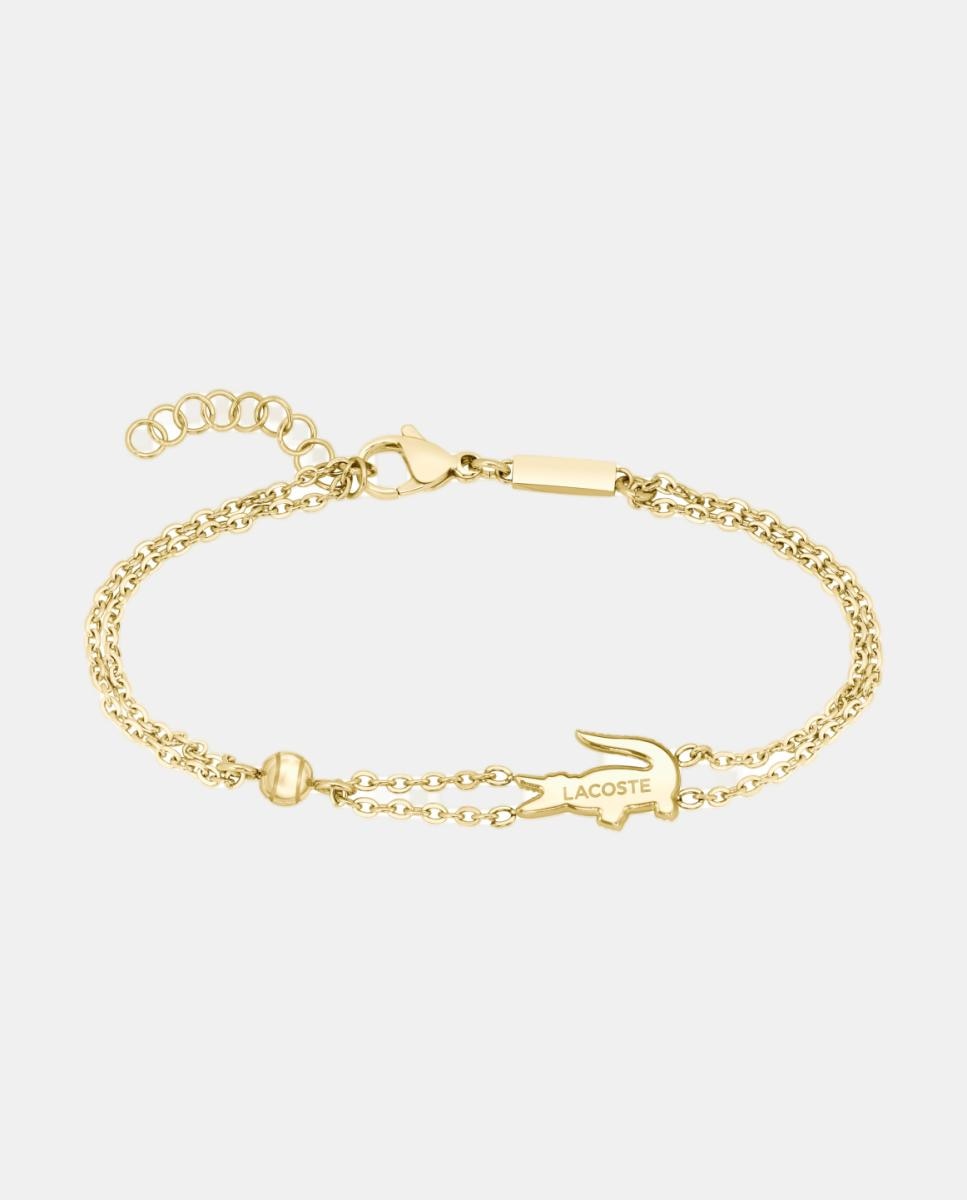 Pulsera Crocodile de acero y cristal - Lacoste - Verde Verde-3