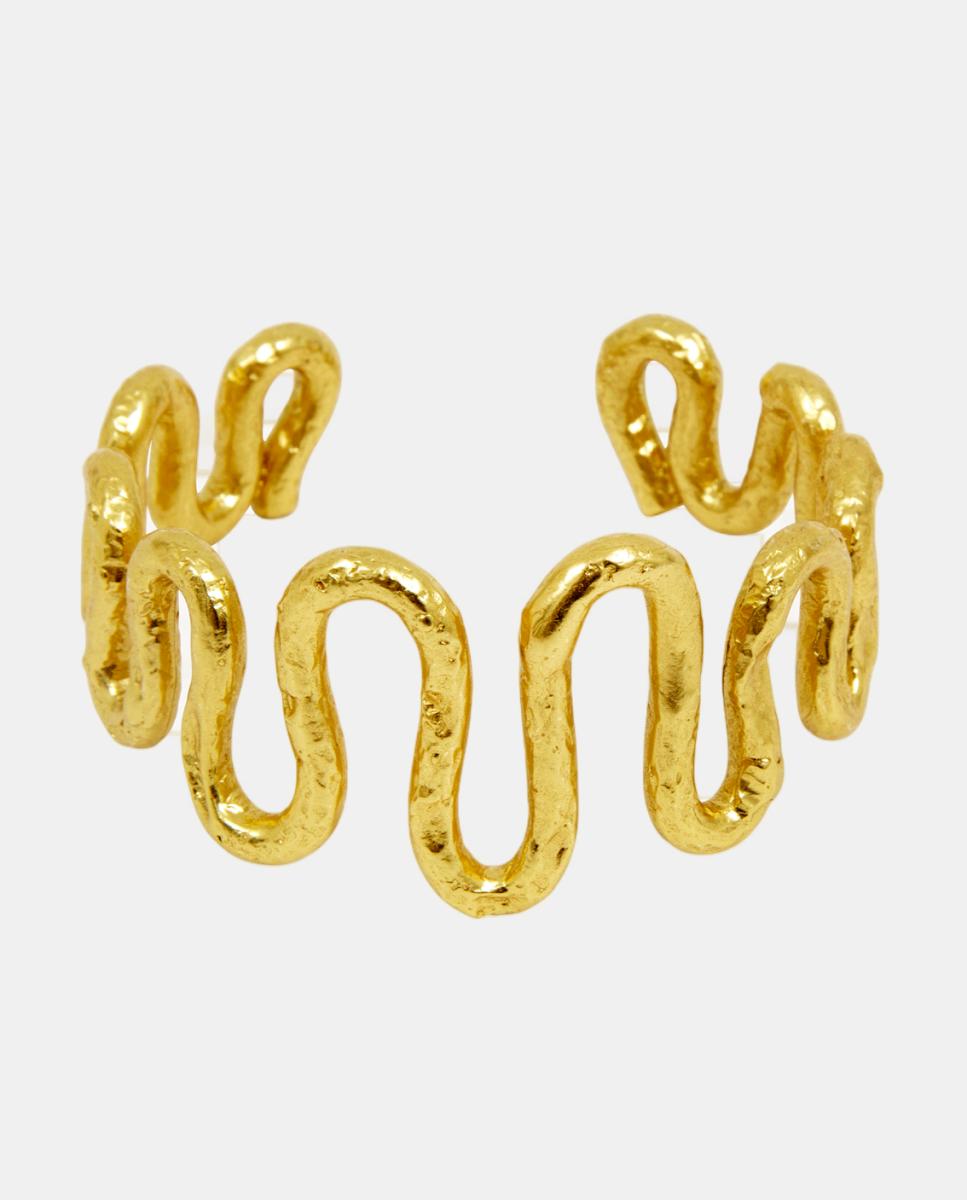 Imagen 0 de Pulsera Naja dorada Dorado