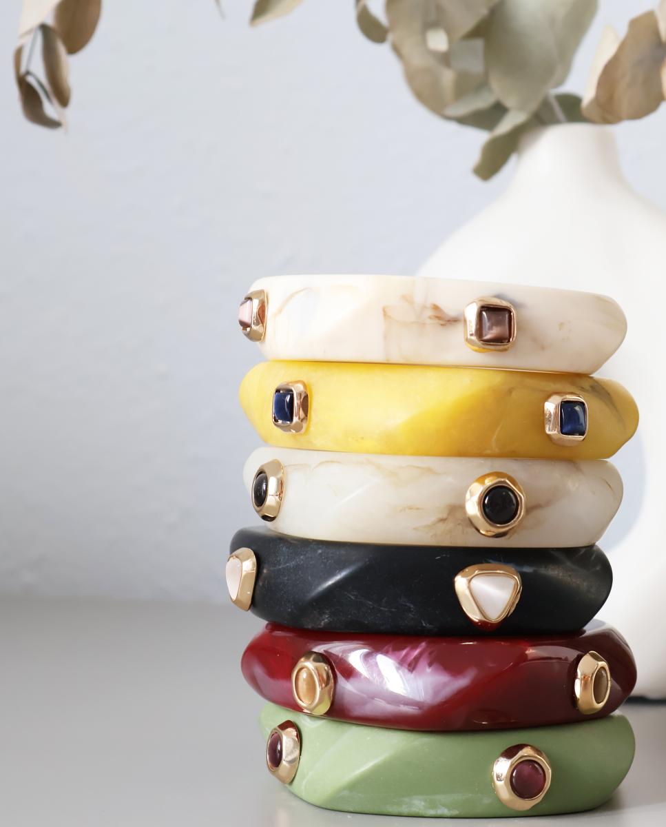 PULSERA MARMOL SAIRA - ÉMOLO - Hielo Hielo-9