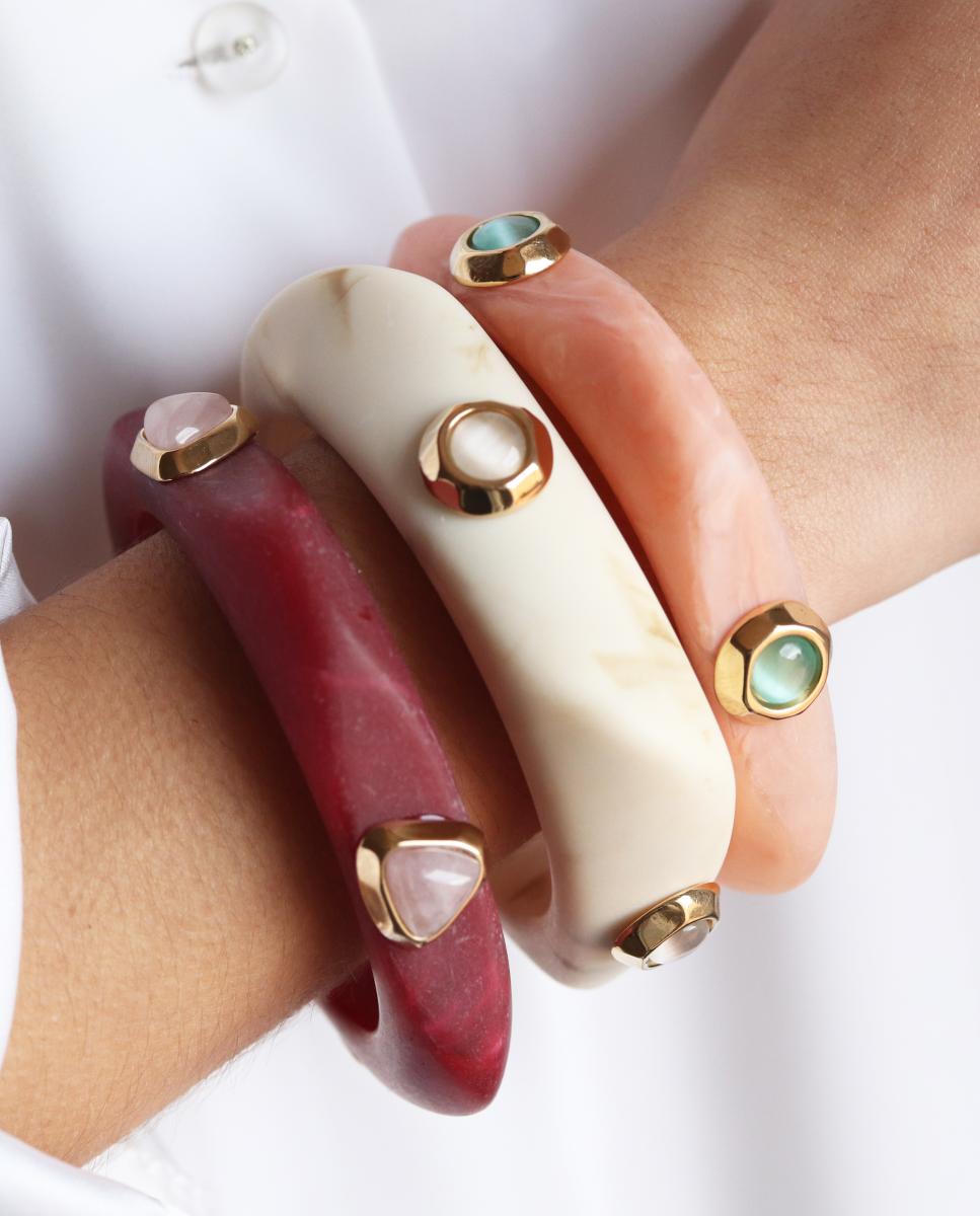 Imagen 3 de PULSERA MARMOL SAIRA BURDEOS SUM - ÉMOLO - Burdeos Burdeos