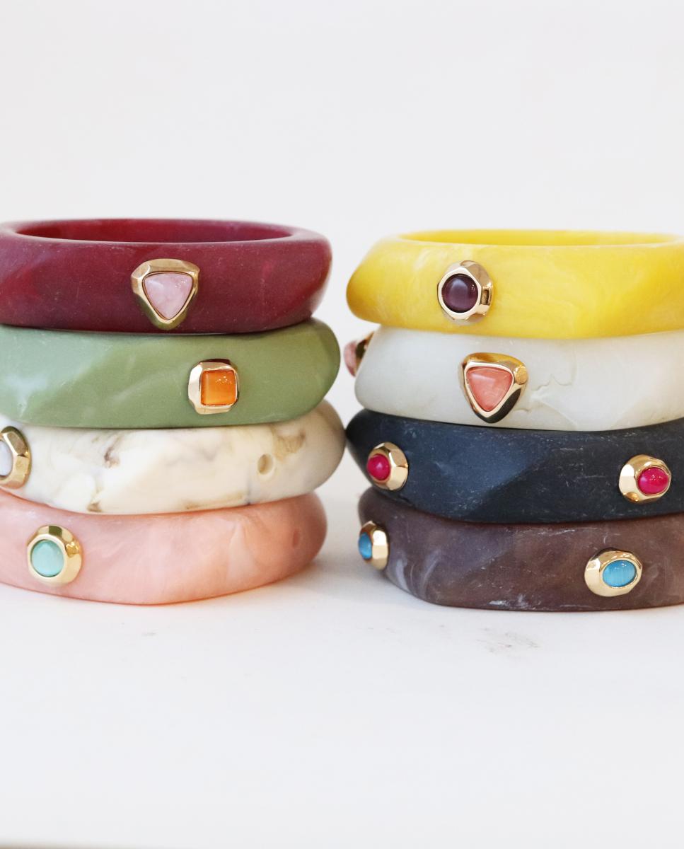 Imagen 5 de PULSERA MARMOL SAIRA BURDEOS SUM - ÉMOLO - Burdeos Burdeos