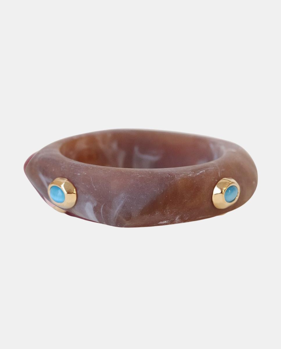 Imagen 0 de PULSERA MARMOL SAIRA MARRON SUM Marrón