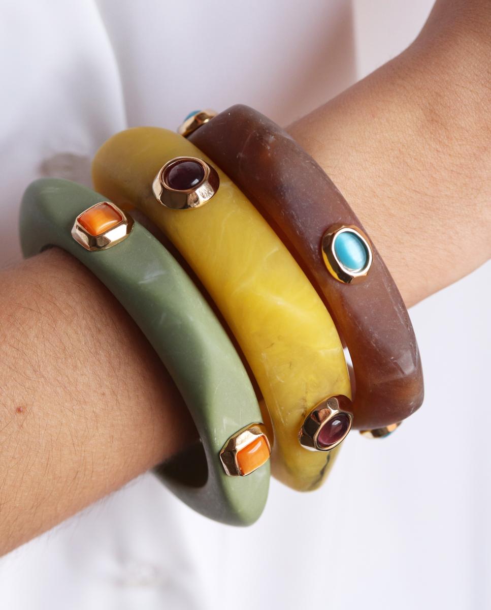 PULSERA MARMOL SAIRA MARRON SUM - ÉMOLO - Marrón Marrón-4