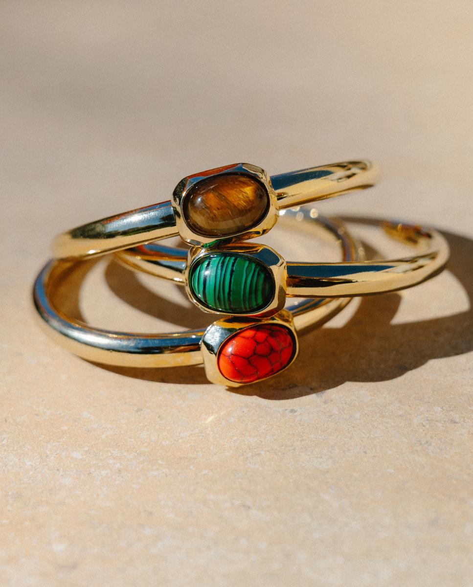 Imagen 2 de BRAZALETE EVENT OVXL OJO DE TIGRE - ÉMOLO - Marrón Marrón