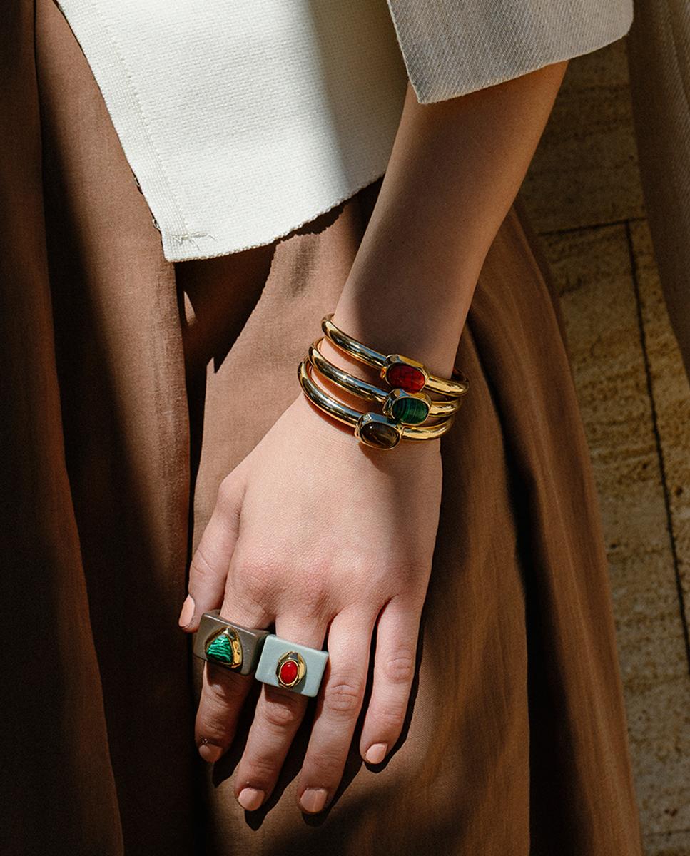 Imagen 3 de BRAZALETE EVENT OVXL OJO DE TIGRE - ÉMOLO - Marrón Marrón