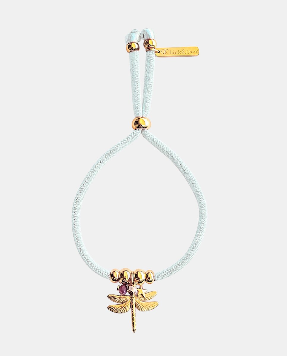 Imagen 0 de Pulsera Libélula elástica Azul claro