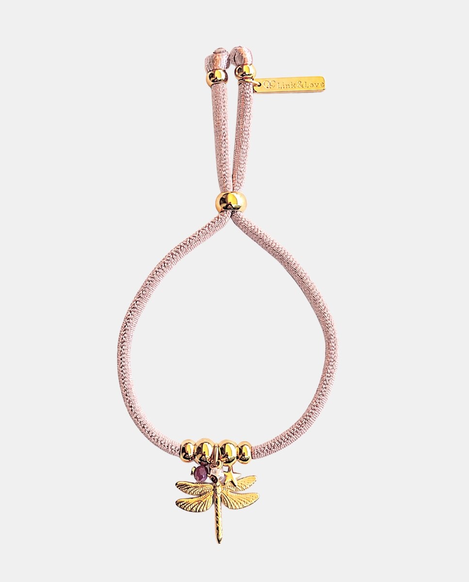 Imagen 0 de Pulsera Libélula elástica Rosa