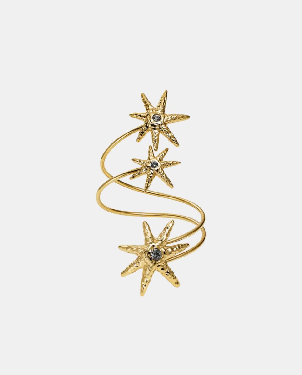 Imagen 0 de Pulsera Cosmos dorado con cristal checo Dorado