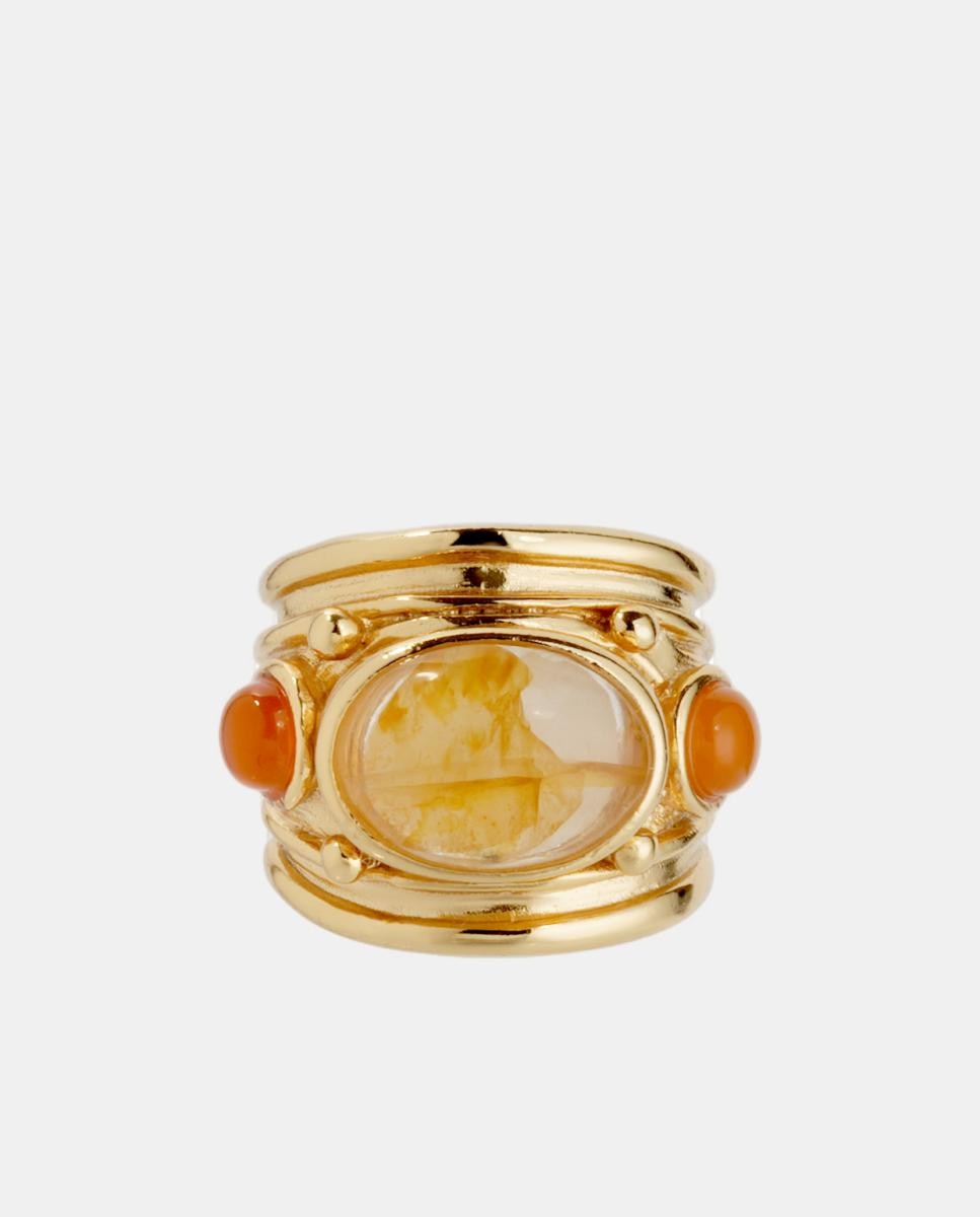 GAS Bijoux - Anillo Simone con piedras.
