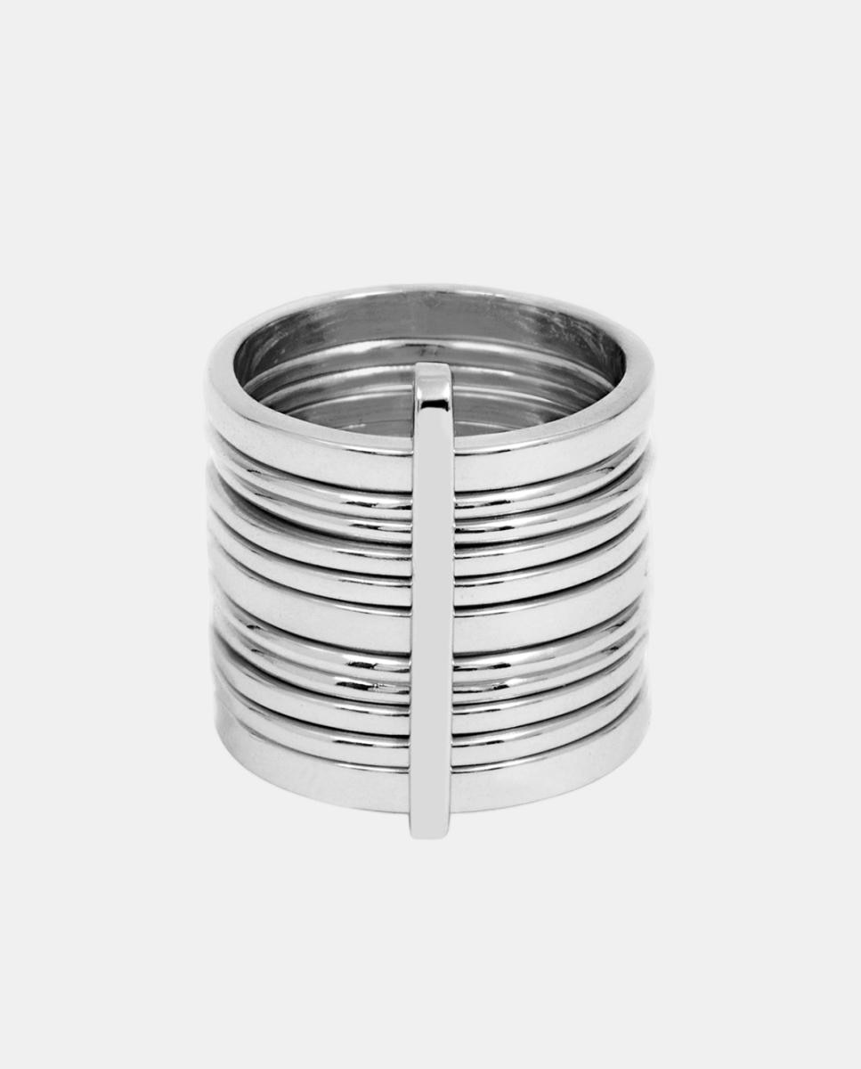 Imagen 0 de Anillo Sublime plateado Dorado