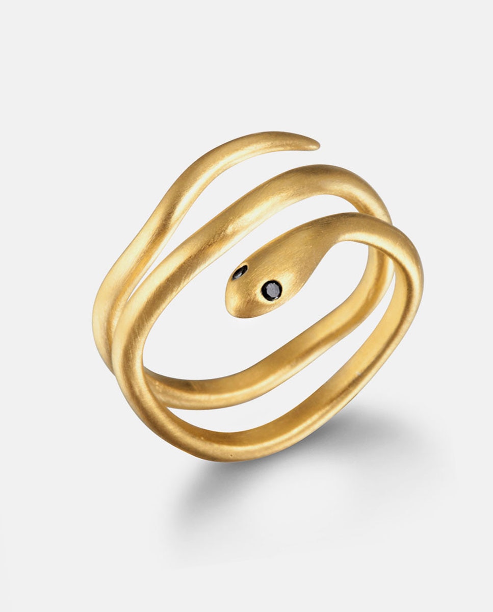 Anillo Serpiente dorado - Satya Jewelry - Oro Oro-1