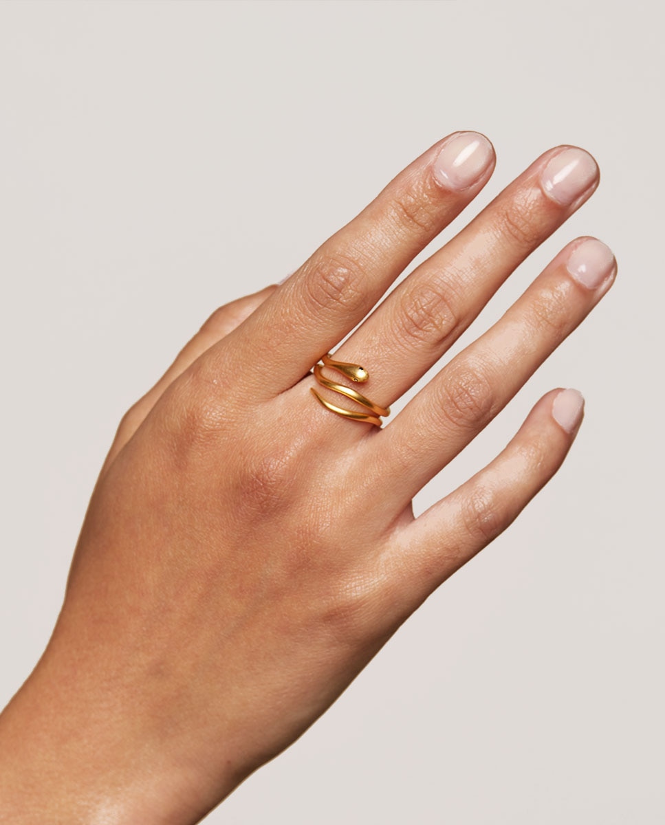 Anillo Serpiente dorado - Satya Jewelry - Oro Oro-2