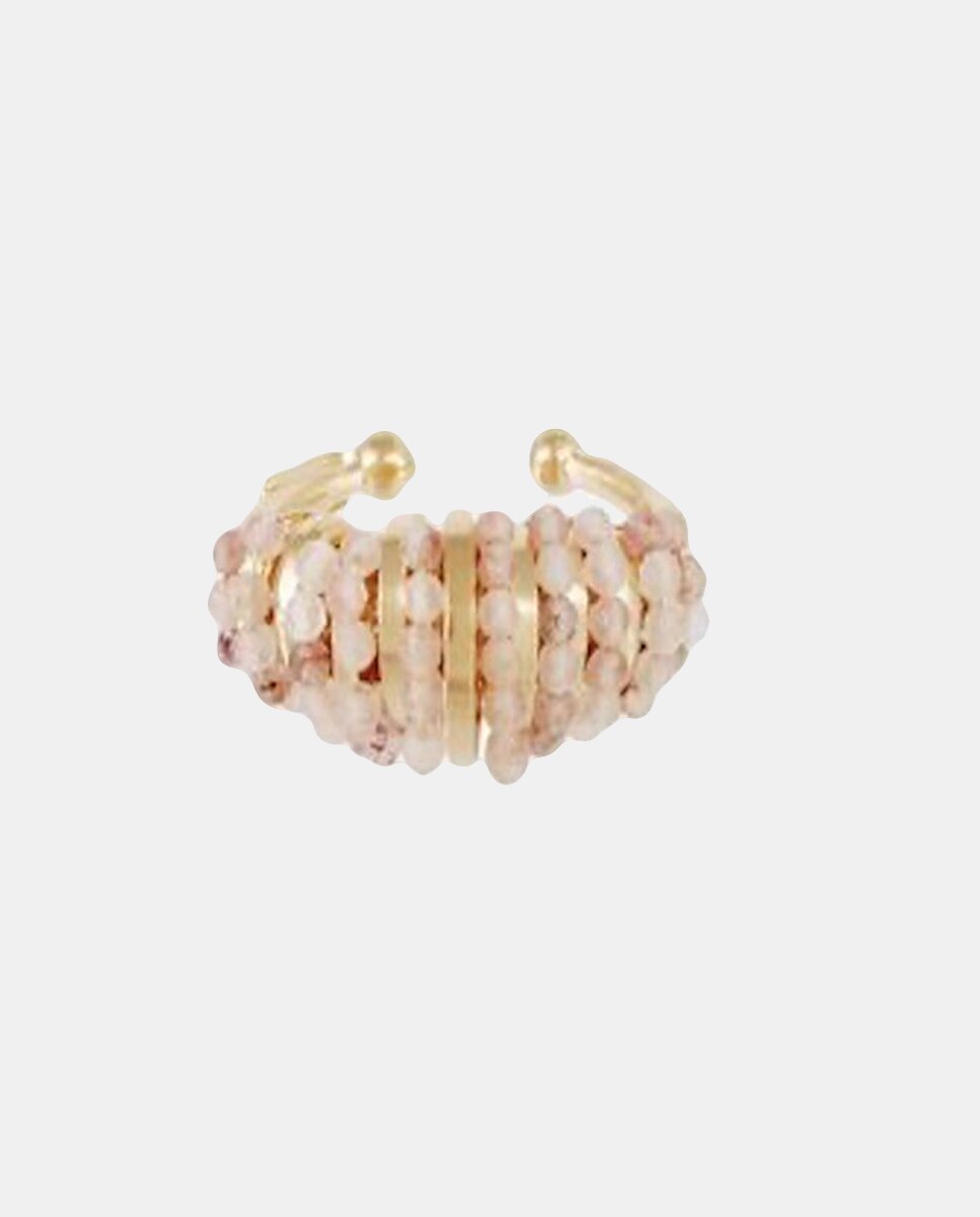 Imagen 0 de Anillo Maranza con piedras y bañado en oro Rosa