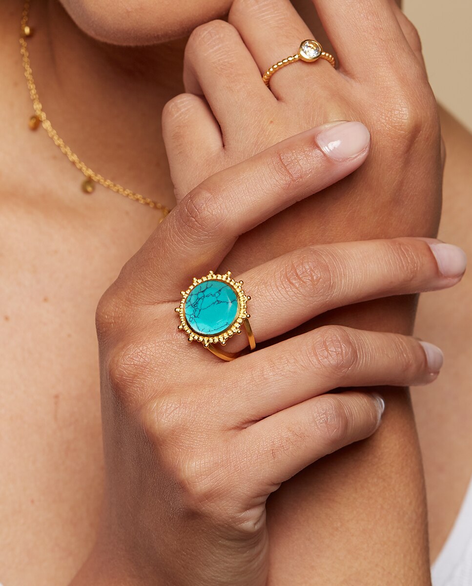 Anillo Madre Luna - Satya Jewelry - Turquesa Turquesa-2