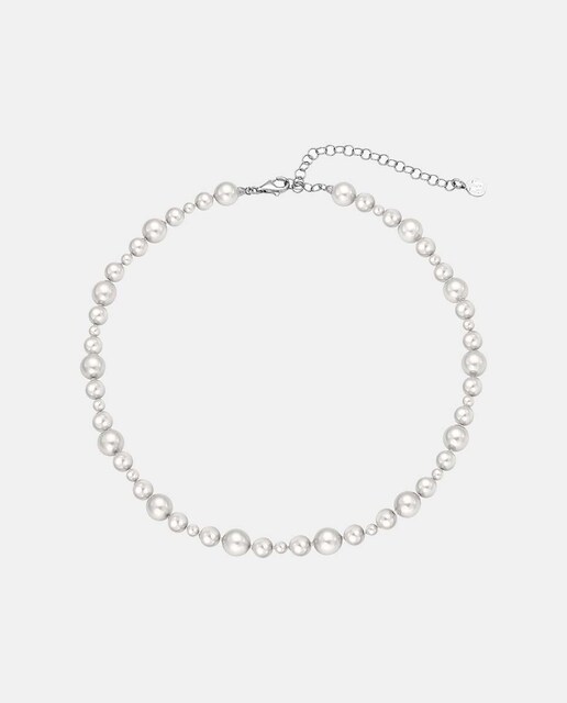 Imagem 0 de Colar Estela de Prata com Pérolas