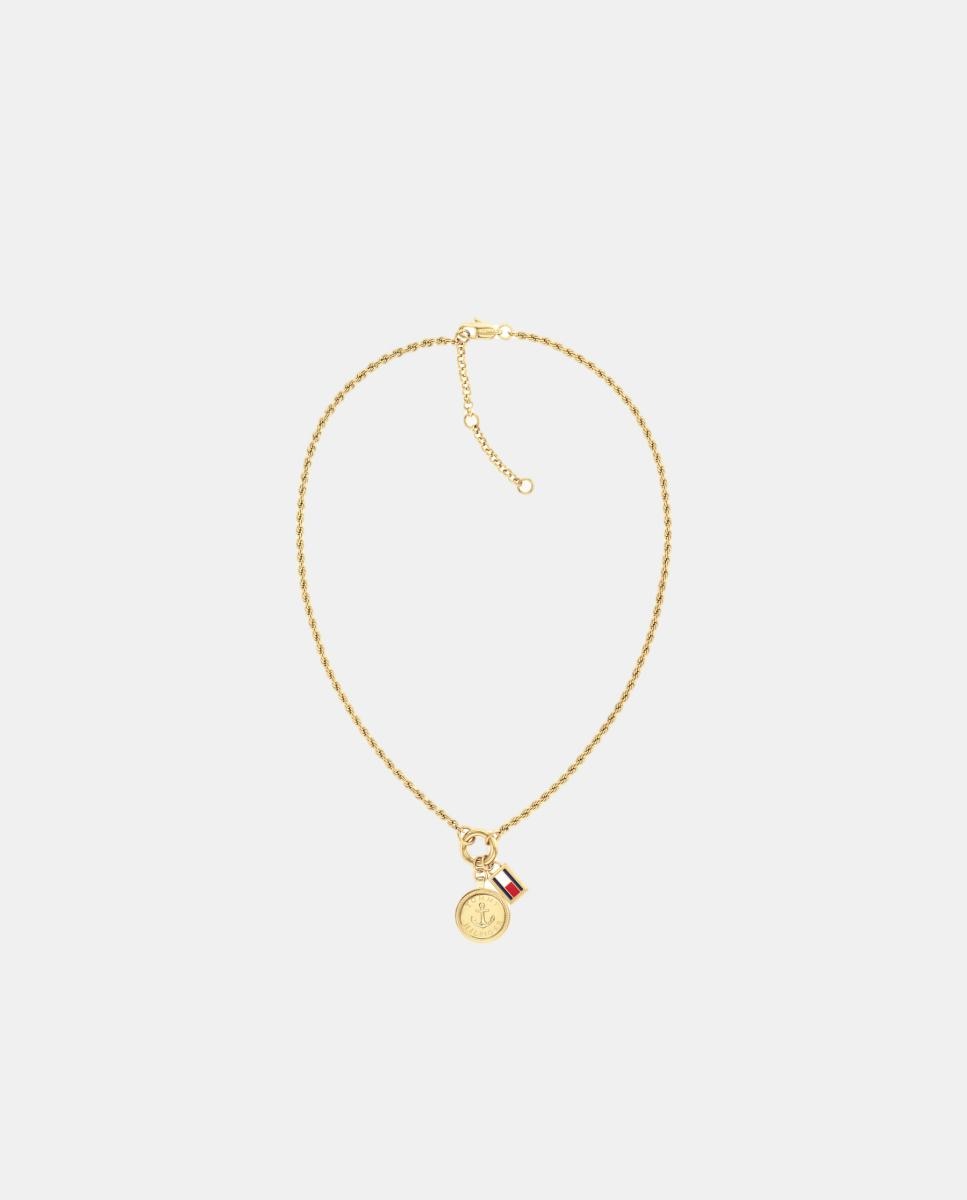 Collar Nautical Charms de acero - Tommy Hilfiger - Dorado Dorado-1