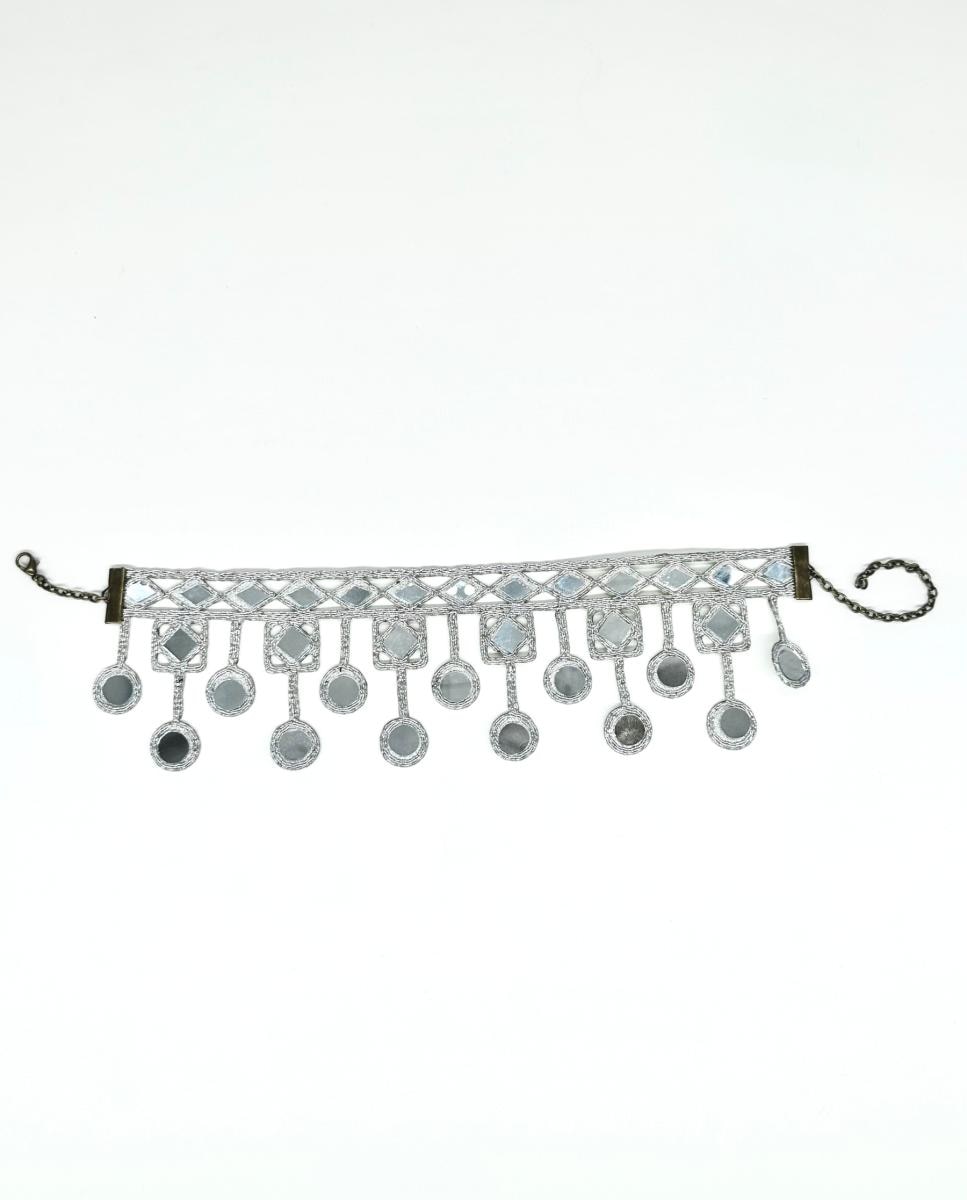 Imagen 0 de Choker lluvia plata Plata