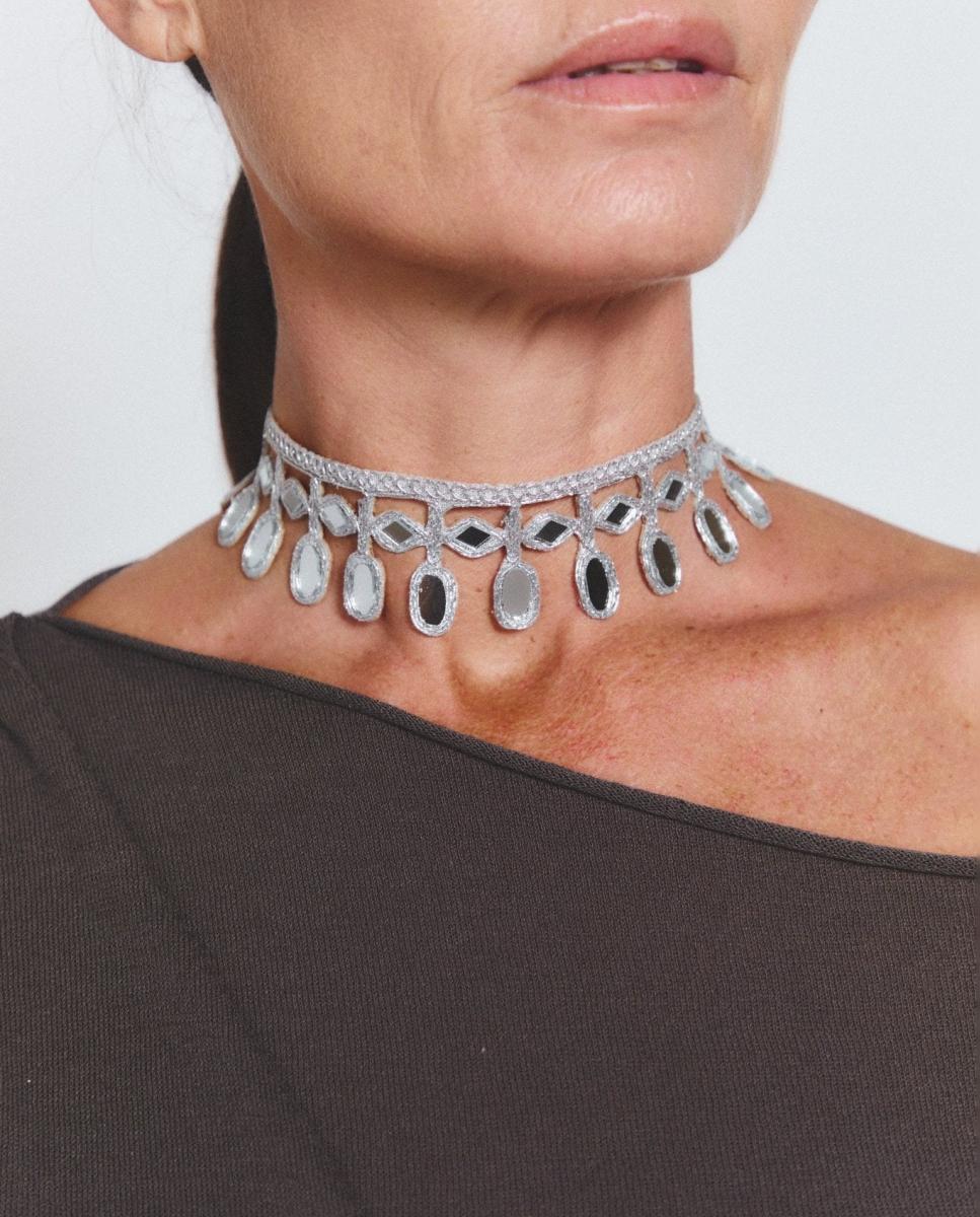 Imagen 0 de Choker trueno Dorado
