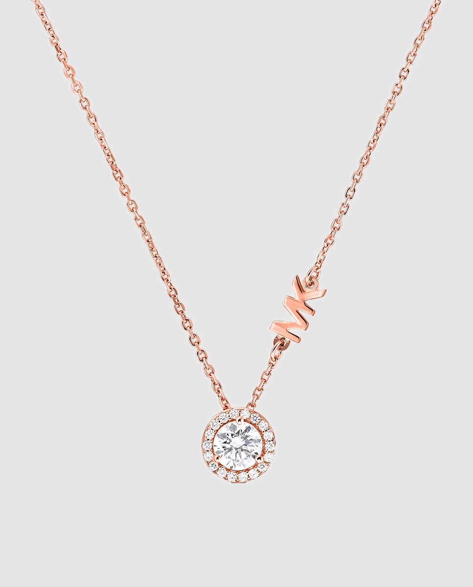 Colar Premium de Prata e Zircónia - Rosa Rosa-2