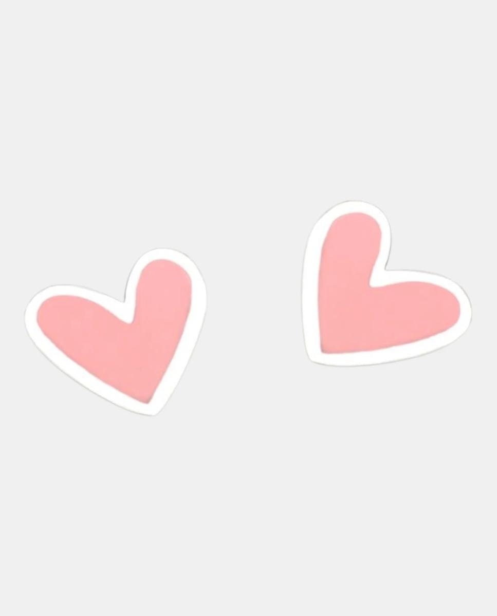 Imagen 1 de Pendientes de niña Ágatha Ruiz de la New Bebé de plata Corazón rosa Rosa