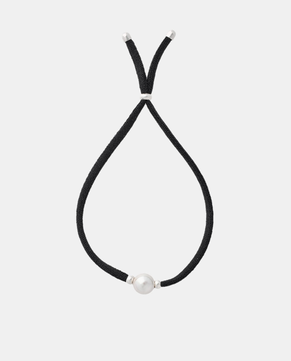 Pulseira Serena com Pérola - Preto Preto-1
