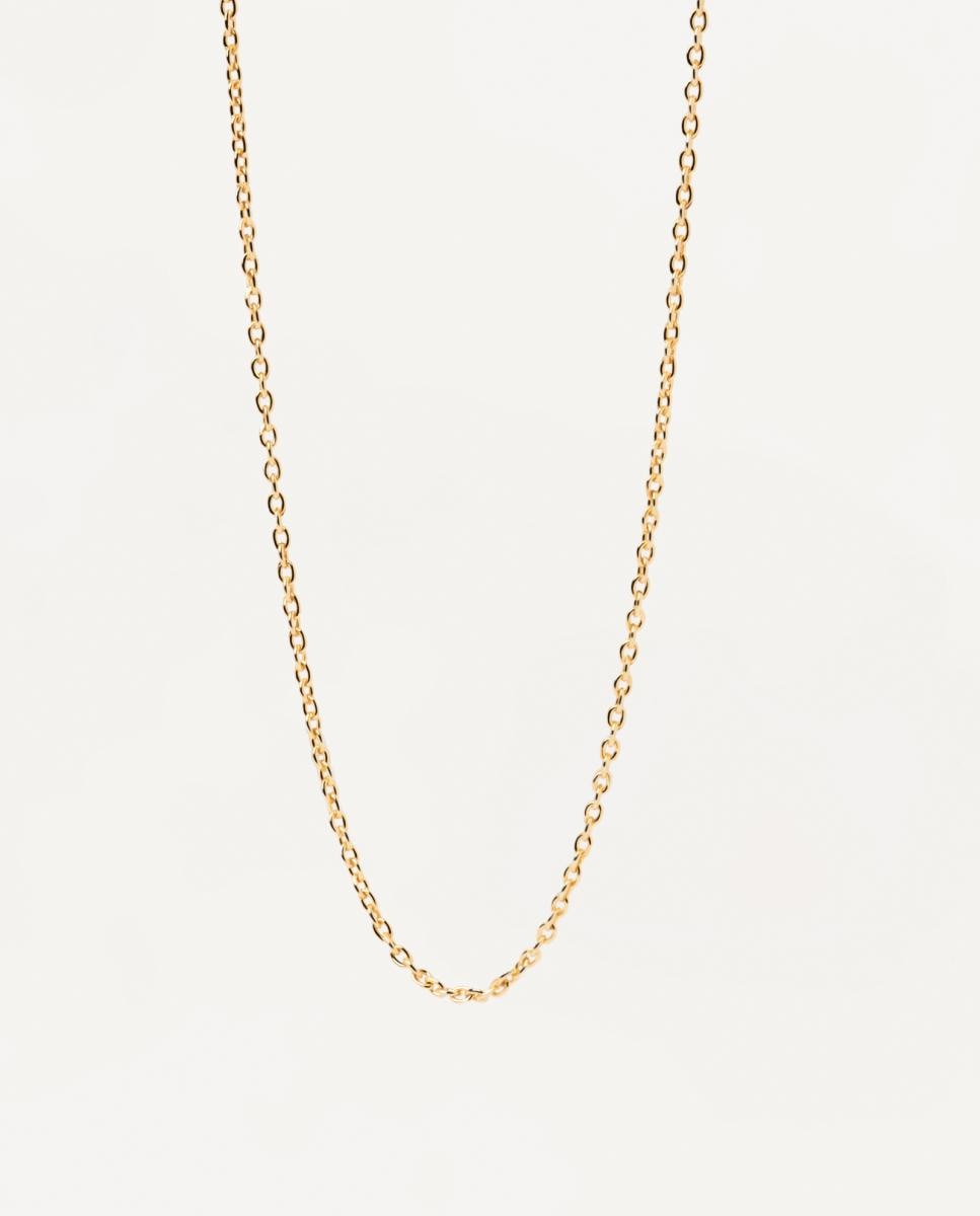 Imagen 1 de Cadena Charms de plata Dorado